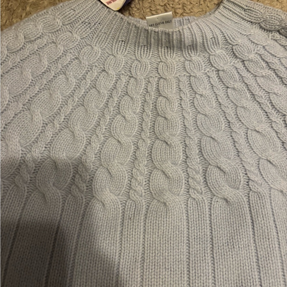Marcs Blue Ribbed Knit Sweater